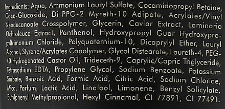 Шампунь для волос "Золотистые водоросли и икра" - L'biotica Glamour Caviar — фото N3