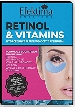 Гідрогелеві патчі під очі - Efektima Instytut Retinol & Vitamins Hydrogel Eye Pads With Retinol — фото N1