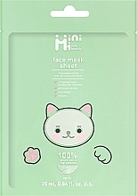 Тканевая маска для лица "Оливка" - MiniMi Sheet Face Mask — фото N1