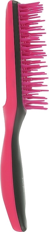 Расческа массажная для сушки феном, прямоугольная, фиолетовая - Beter Deslia Hair Flow — фото N2