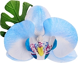 Парфумерія, косметика Резинка для волосся ручної роботи "Блакитна орхідея" - Katya Snezhkova