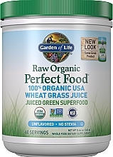 Харчова добавка "Сира органічна пшенична трава" - Garden of Life Raw Organic Perfect Food Wheat Grass Juice Unflavored — фото N1