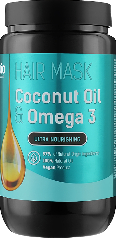 Маска для волос "Coconut Oil & Omega 3" - Bio Naturell Hair Mask — фото N2