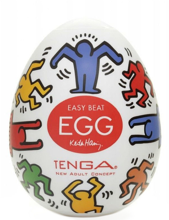 Мастурбатор "Яйцо" - Tenga Egg Keith Haring Dance — фото N1