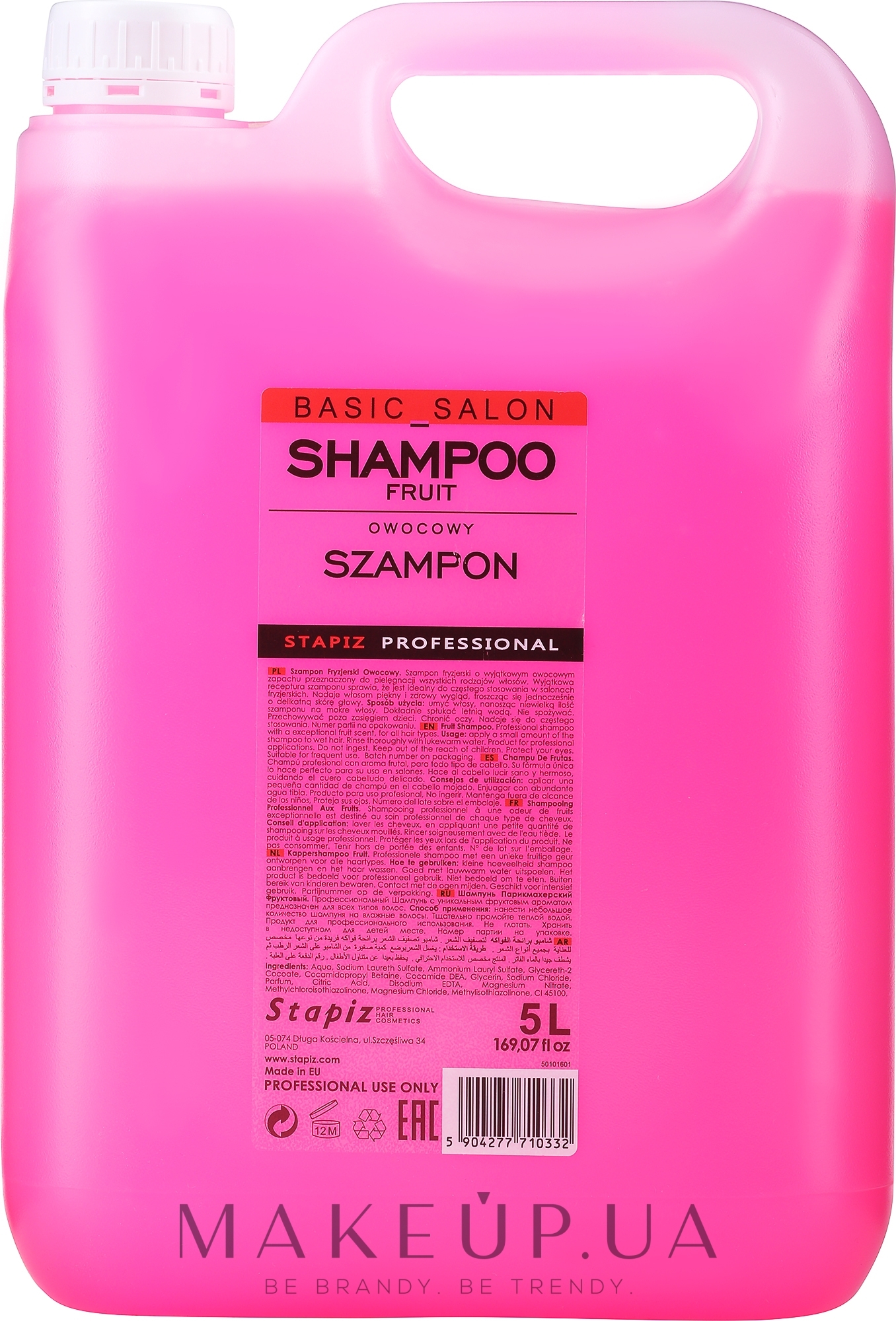 Шампунь для волосся "Фруктовий" - Stapiz Basic Salon Shampoo Fruit — фото 5000ml
