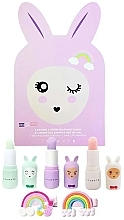 Набор - Inuwet Bunny Deluxe Set (l/balm/3x3.5g + h/clips/x2) — фото N1