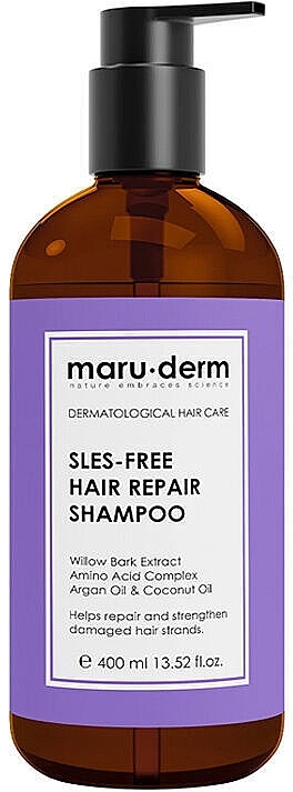 Шампунь для укрепления волос - Maruderm Cosmetics Sles-Free Hair Pepair Shampoo — фото N1