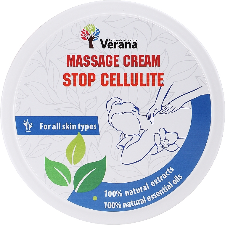 Крем для масажу "Стоп-целюліт" - Verana Massage Cream Stop-Cellulite — фото N1