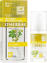 Масло-рідина для кучерявого і неслухняного волосся - O Herbal — фото N1