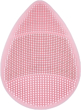 Парфумерія, косметика Спонж силіконовий для вмивання, PF-54, рожевий - Puffic Fashion
