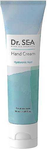 Крем для рук із гіалуроновою кислотою - Dr.Sea Hand Cream — фото N1