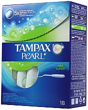 Тампони з аплікатором, 18 шт. - Tampax Pearl Compak Super — фото N2