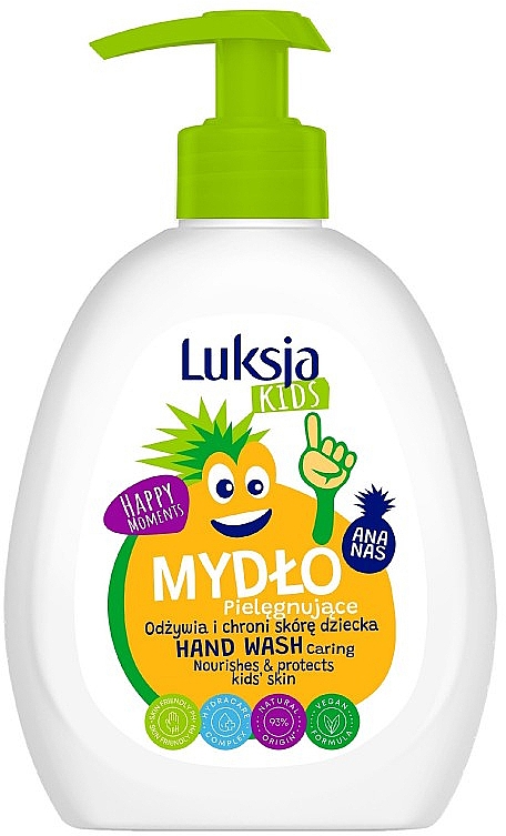 Питательное жидкое мыло для детей "Ананас" - Luksja Kids — фото N1