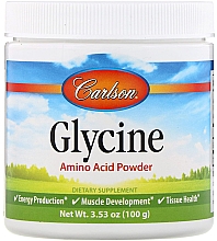 Парфумерія, косметика Гліцин, порошок амінокислоти - Carlson Labs Glycine Amino Acid Powder