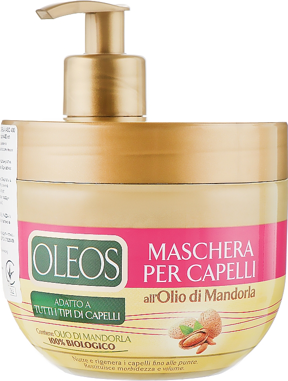 Маска для волосся з олією мигдалю - Oleos