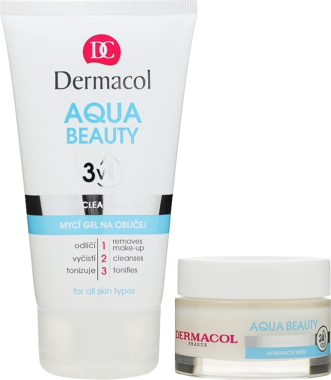 Набір - Dermacol Aqua Beauty (cr/50ml + gel/150ml) — фото N2