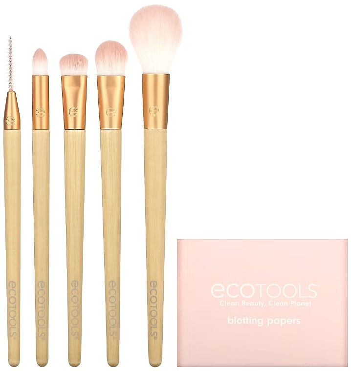 Набір пензлів для макіяжу, 6 шт. - EcoTools Starry Glow Kit Limited Edition — фото N2