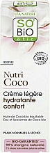 Зволожувальний крем для обличчя - So'Bio Etic Nutri Coco Light Moisturiser — фото N1