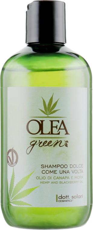 Шампунь для волос с маслом конопли и ежевики - Dott. Solari Olea Green Shampoo — фото N3