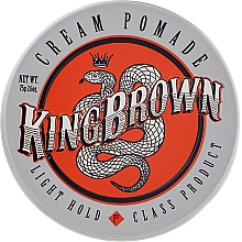 Духи, Парфюмерия, косметика Крем для укладки волос - King Brown Cream Pomade