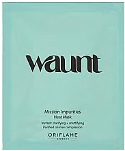 Парфумерія, косметика Очищувальна маска для обличчя - Oriflame Waunt Mission Impurities Heat Mask (пробник)