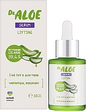 Сироватка для обличчя з церамідами та бакучіолом - Dr. Aloe Lifting Serum — фото N2