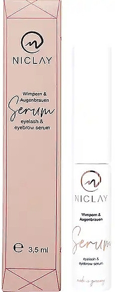 Сыворотка для бровей и ресниц - Niclay Eyelash & Eyebrow Serum — фото N1