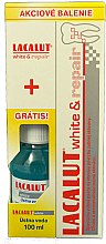 Парфумерія, косметика Набір - Lacalut White & Repair Set (t/paste/75ml + balm/100ml)