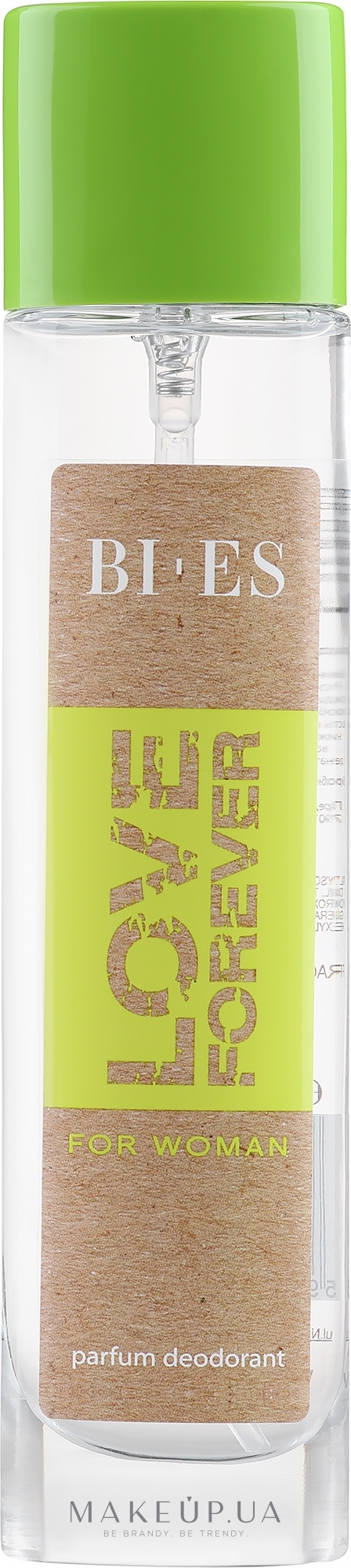 Bi-Es Love Forever Green - Парфумований дезодорант-спрей — фото 75ml