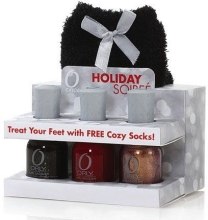 Парфумерія, косметика Набір лаків - Orly Holiday Soiree Treat Your Feet Set (nail/3х18ml + bag)