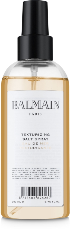 Текстурувальний сольовий спрей для волосся - Balmain Paris Hair Couture Texturizing Salt Spray — фото N2