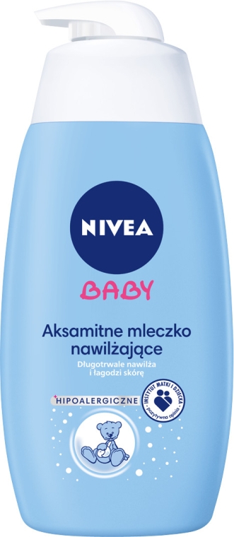 Бархатное увлажняющее молочко для тела - Nivea Baby Velvet Moisturizing Milk