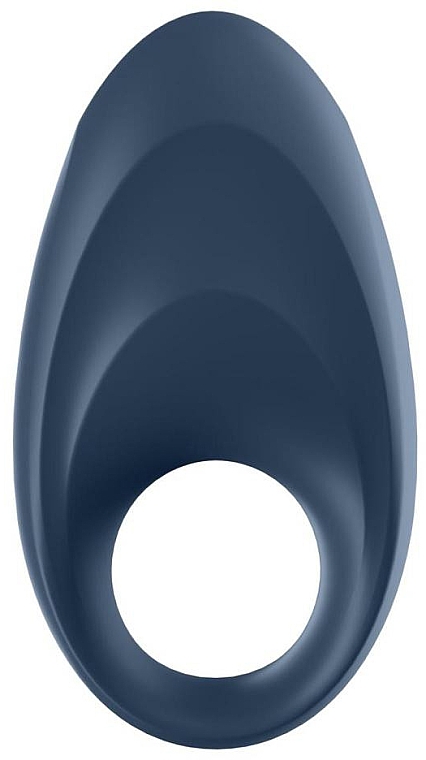 Эрекционное виброкольцо, синее - Satisfyer Mighty One Vibrator Ring — фото N2