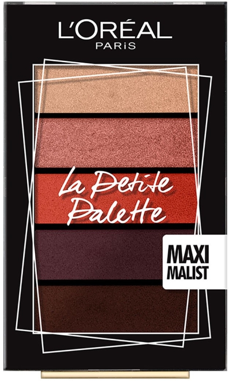 Палетка тіней для повік  - L'Oreal Paris La Petit Palette Maximalist Eyeshadow