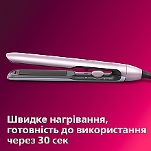 Стайлер для волосся, світло-рожевий металік - Philips Straightener Series 5000 BHS530/00 — фото N10