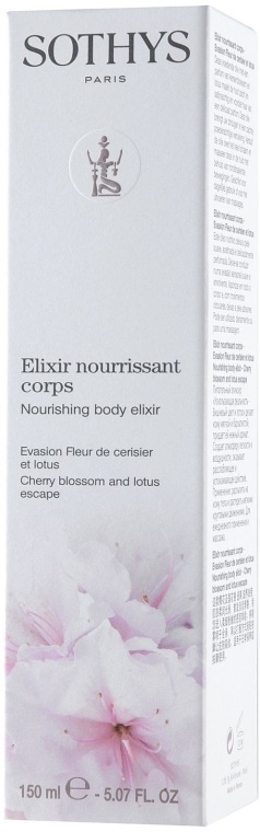 Насыщенный эликсир для тела с вишней и лотосом - Sothys Nourishing Body Elixir Cherry Blossom And Lotus Escape — фото N3