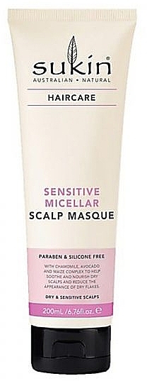 Міцелярна маска для чутливої шкіри голови - Sukin Sensitive Micellar Scalp Masque — фото N1