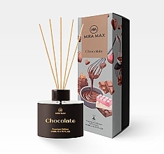 Парфумерія, косметика Аромадифузор - Mira Max Chocolate Fragrance Diffuser With Reeds Premium Edition