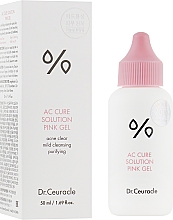 Парфумерія, косметика Себорегулювальний очищувальний гель для вмивання - Dr.Ceuracle Ac Care Solution Pink Gel