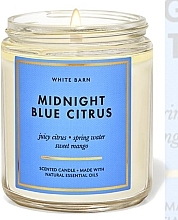 Парфумерія, косметика Ароматична свічка - Bath and Body Works Midnight Blue Citrus Single Wick Candle