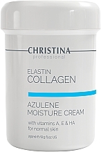 Зволожувальний азуленовий крем з колагеном і еластином для нормальної шкіри - Christina Elastin Collagen Azulene Moisture Cream — фото N5