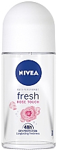 Шариковый дезодорант-антиперспирант - NIVEA Fresh Rose Touch Anti-Perspirant Roll-On — фото N1