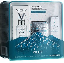 Парфумерія, косметика Набір - Vichy Mineral 89 (ser/3ml + cr/15ml + booster/50ml)