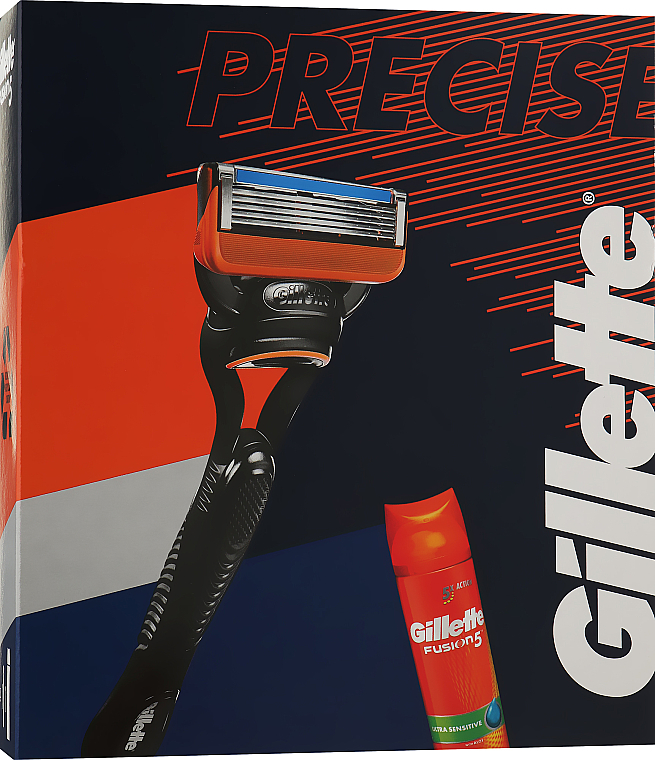 УЦЕНКА Набор - Gillette Fusion 5 (gel/200ml + razor) *