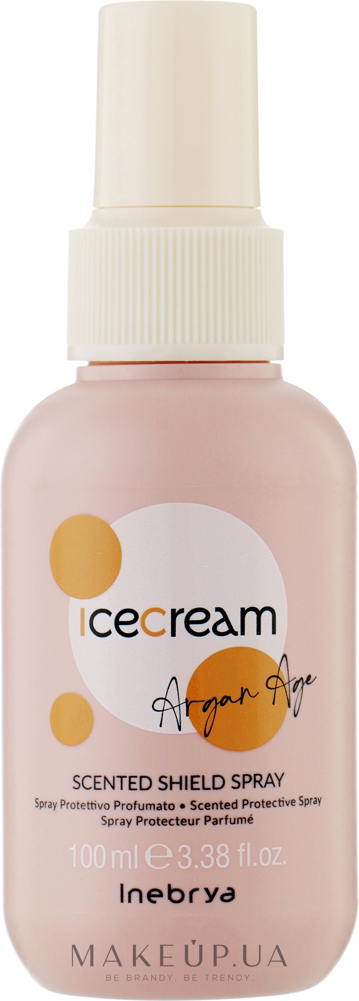 Ароматизований захисний спрей для волосся - Inebrya Ice Cream Argan Age Scented Shield Spray — фото 100ml