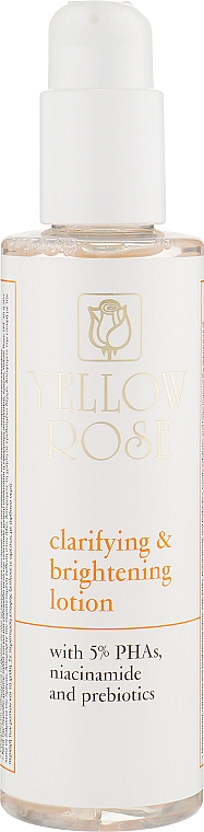 Очищающий и выравнивающий тон кожи лосьон - Yellow Rose Clarifying & Brightening Lotion — фото N1