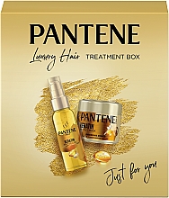 Набор - Pantene Pro-V Luxury Hair Treatment Box (h/oil/100ml + h/mask/300ml) — фото N1