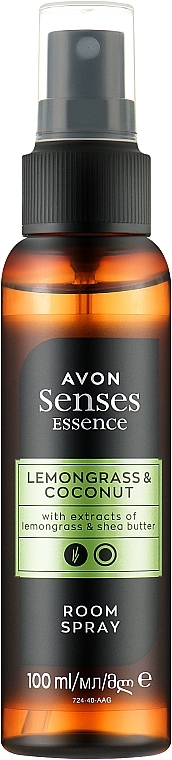 Спрей для ароматизации воздуха "Лемонграсс и кокос" - Avon Senses Essence Lemongrass & Coconut — фото N1