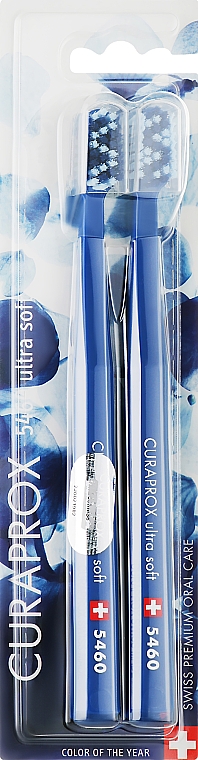 Набор зубных щеток "Ultrasoft" Classic Blue - Curaprox Duo Classic Blue — фото N1