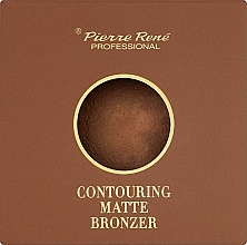 Бронзирующая пудра с матирующим эффектом - Pierre Rene Contouring Matte Bronzer — фото N2